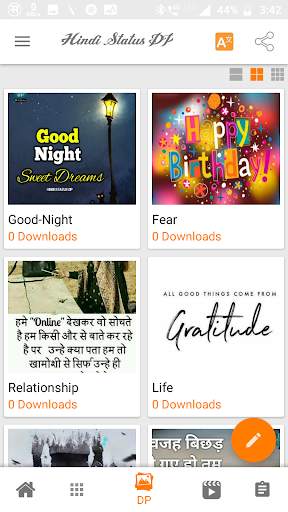 Hindi Status DP - Video Status DP Jokes Stickers screenshot 3