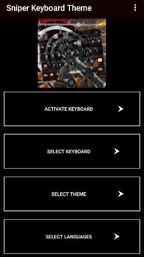Sniper keyboard screenshot 1