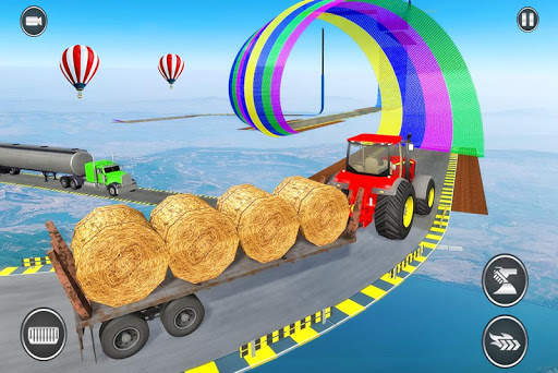 Mega Ramp Tractor Stunts: Tractor Racing Simulator screenshot 6