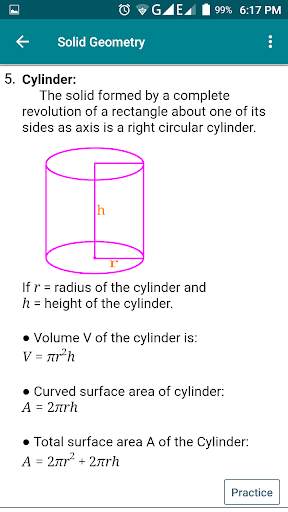 Geometry Formula with Practice screenshot 3