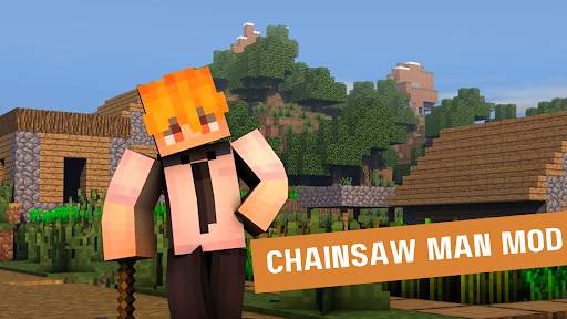 Denji Chainsaw Mod Minecraft screenshot 1