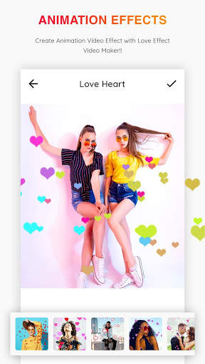 Love Photo Effect Video Maker - Animation, GIF screenshot 2