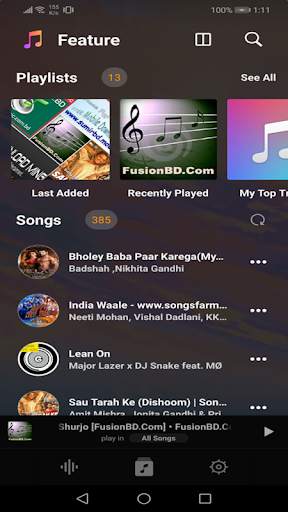 AB Music Player screenshot 1