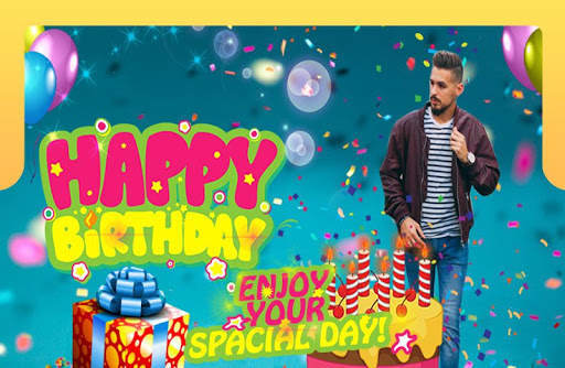 birthday photo frame with text screenshot 8