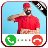 Pizza Delivery Calling icon