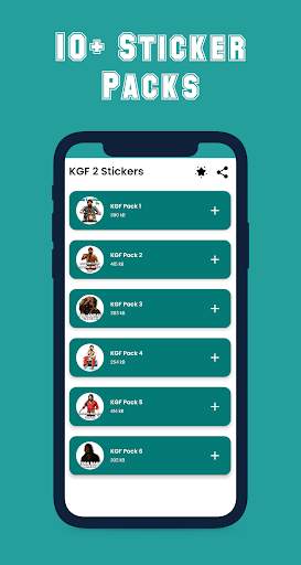 KGF 2 Stickers for WhatsApp screenshot 2