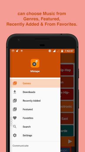 Mixtape Music Player screenshot 1