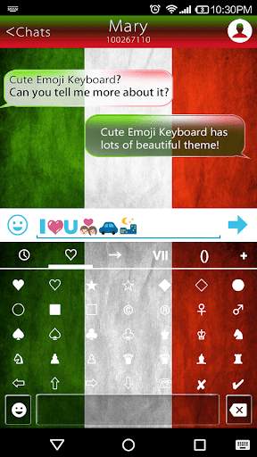 Italy Emoji Keyboard Theme screenshot 3