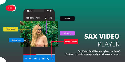 Sax Video Player - All HD Video Player 2021 screenshot 2
