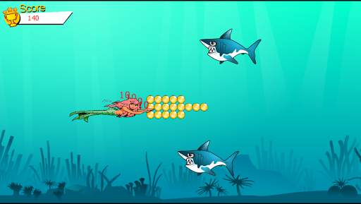 Mia Mermaid Shark Attack स्क्रीनशॉट 1