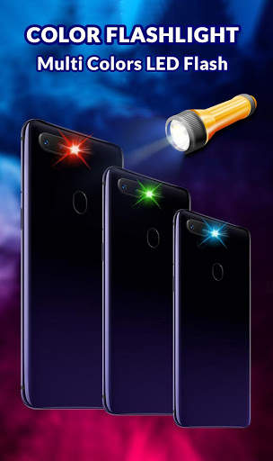 Flashlight : Flash on Call & SMS, Colourful torch screenshot 2