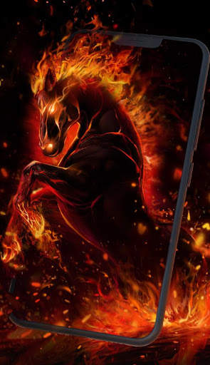 Flame Horse Live Wallpaper screenshot 2