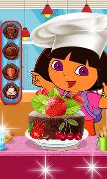 Hot Cooking Dora Cake-Crazy Kitchen Game screenshot 5