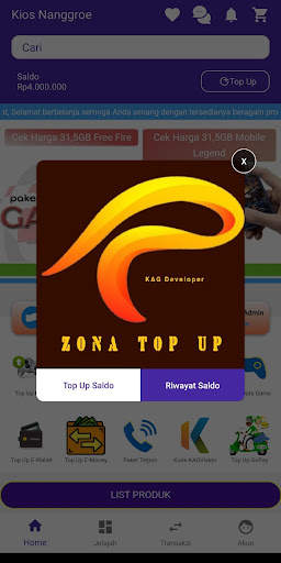 Zona Top Up Game Murah screenshot 1