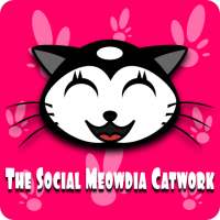 The Social Meowdia Catwork logo