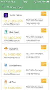 Cepat uang– pinjam mudah uang online duit screenshot 1