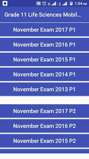 Grade 11 Life Sciences Mobile Application screenshot 3
