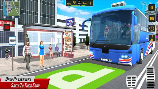 New Bus Offline Driving Simulator : Free Games screenshot 4