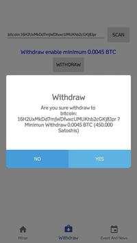 Bitcoin Miner Android 2018 screenshot 4