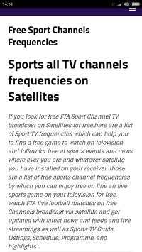 Sport Tv Channels स्क्रीनशॉट 2