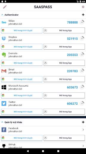SAASPASS quản lý mật khẩu & Au screenshot 13