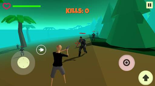 Zombies: Survival Island 3D screenshot 1