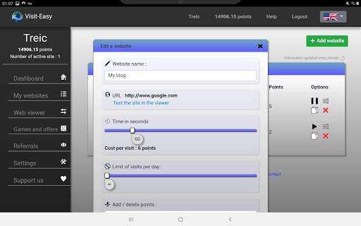 Visit Easy - Promote Your Website screenshot 10