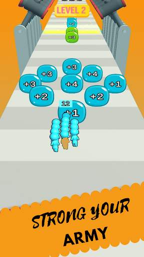 Crowd Join Runner Pusher Clash screenshot 1