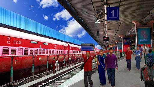 Indian Train Simulator 2018 Train Driving Games 3D 4 تصوير الشاشة