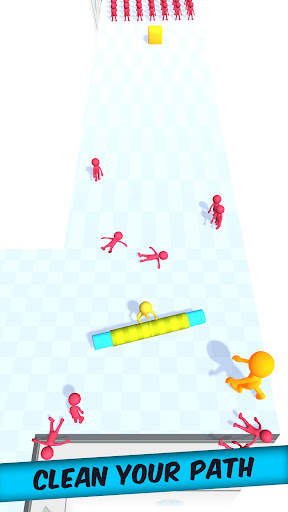 Push Away the Crazy Mob  - 3D Clashes Crowd screenshot 2