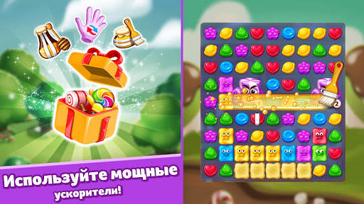 Lollipop & Marshmallow Match3 скриншот 2