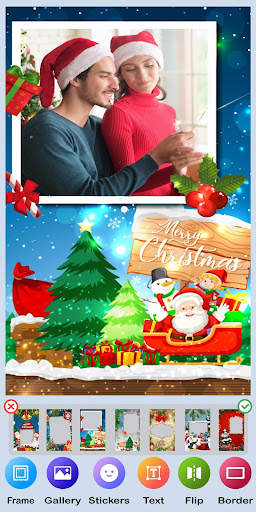 Christmas Photo Frames 2021: Holiday Photo Editor screenshot 1