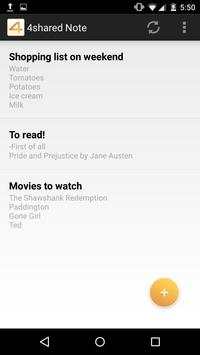 4shared Note screenshot 2