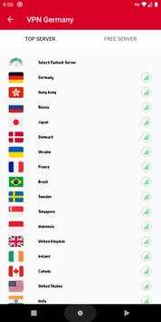 VPN Germany screenshot 1