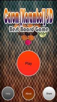 Carom 3D Best Board Game (Karambol) screenshot 1