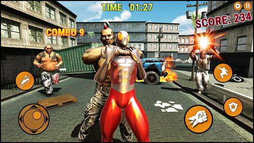 Superhero Iron Spider Battle: Vice City Fighter screenshot 5