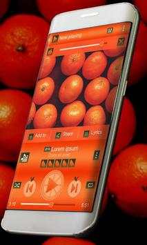 Mandarin Music Player Skin screenshot 1