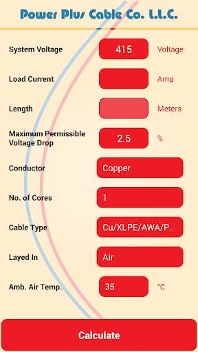 Cable Size Calculator screenshot 2
