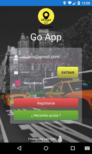 Go App Pasajero screenshot 1