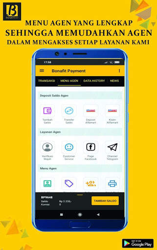 Bonafit Payment - Pulsa & Kuota Internet Termurah скриншот 10