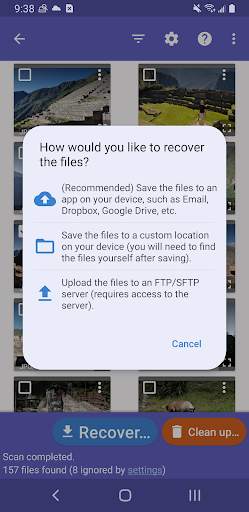 DiskDigger photo recovery screenshot 4