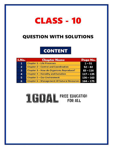Biology class 10 Lakhmir Singh Solutions 1 تصوير الشاشة