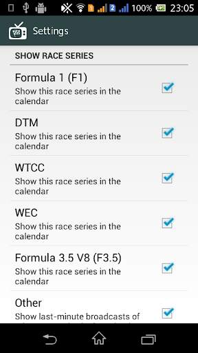LIVE Car Racing on TV screenshot 3