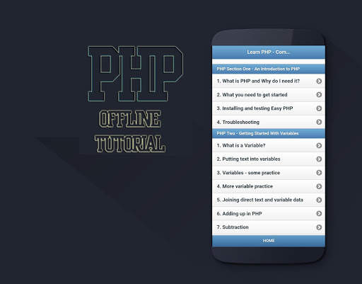 Learn PHP Offline Tutorials screenshot 2