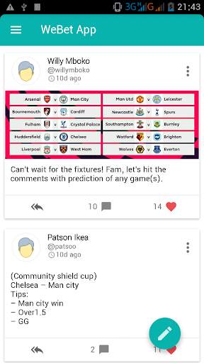 WeBet App - Free Betting Tips screenshot 3
