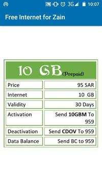 Free Internet for Zain screenshot 6