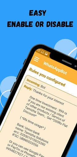WhatsAuto Bot-Reply 2 WA & WAB screenshot 3
