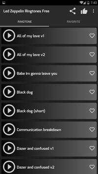 Led Zeppelin Ringtones Free 4 تصوير الشاشة
