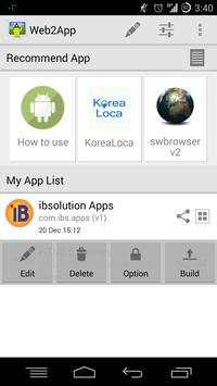 Web2App screenshot 2