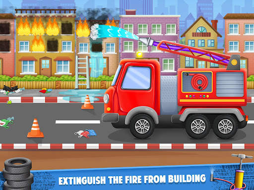 Kids Road Cleaner Truck Game screenshot 6
